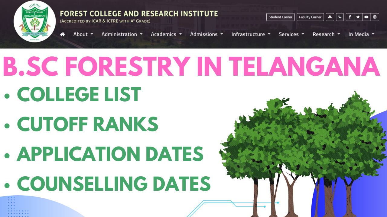 TSEAMCET B.Sc Forestry Cutoff RanksB.Sc forestry Latest Cutoff Ranks Telangana