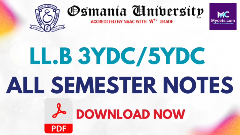 INFORMATION TECHNOLOGY LAW Osmania University LL.B Notes||INFORMATION ...