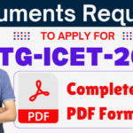 Documents Required to Apply for TSICET 2025