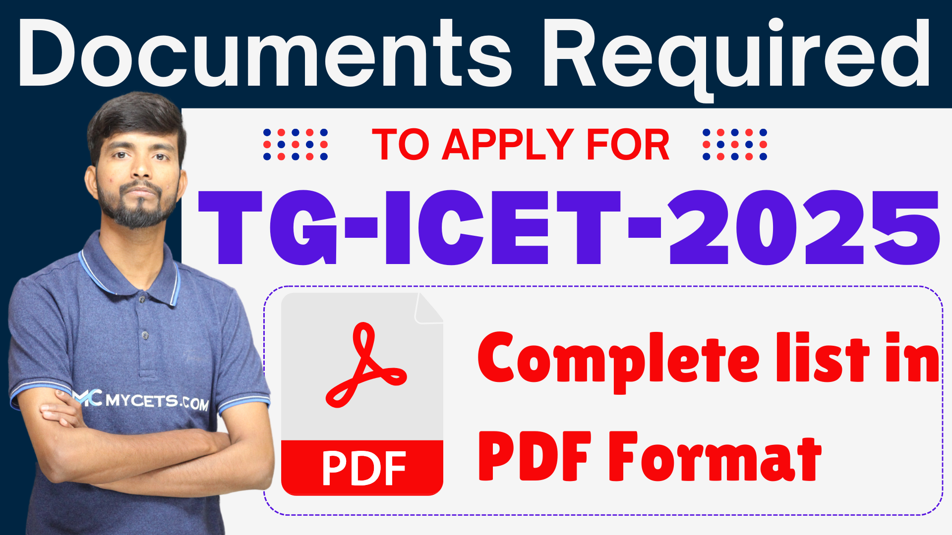 You are currently viewing Documents Required to Apply for TSICET 2025