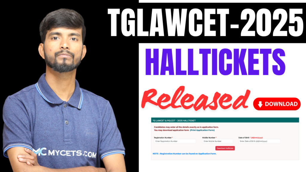 TS LAWCET 2025 Hall Tickets Released – Download Now!