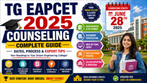 TG EAPCET 2025 Counseling: Your Complete Guide to Securing Your Dream Engineering College