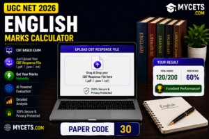 UGC NET English Marks Calculator – Subject code 30 Check Score Fast