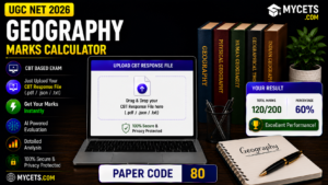 UGC NET Geography Marks Calculator – Instant Score