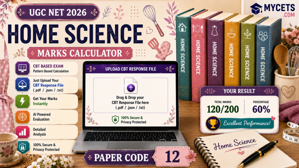 UGC NET Home Science Marks Calculator – Score Now thumbnail