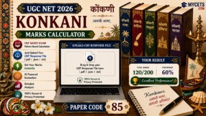 UGC NET Konkani Marks Calculator – Check Your Score