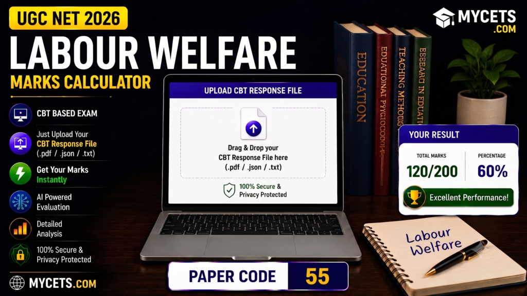 UGC NET Labour Welfare & HRM Marks Calculator