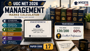 UGC NET Management Marks Calculator – Instant Score