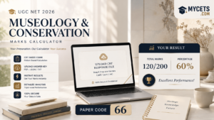 UGC NET Museology & Conservation Marks Calculator