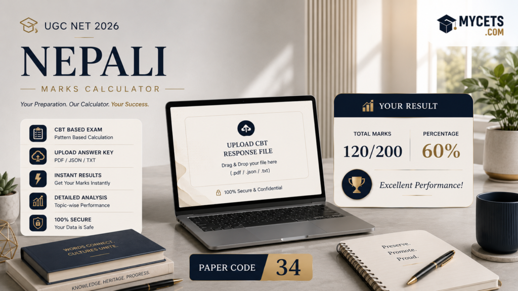UGC NET Nepali Marks Calculator – Check Your Score