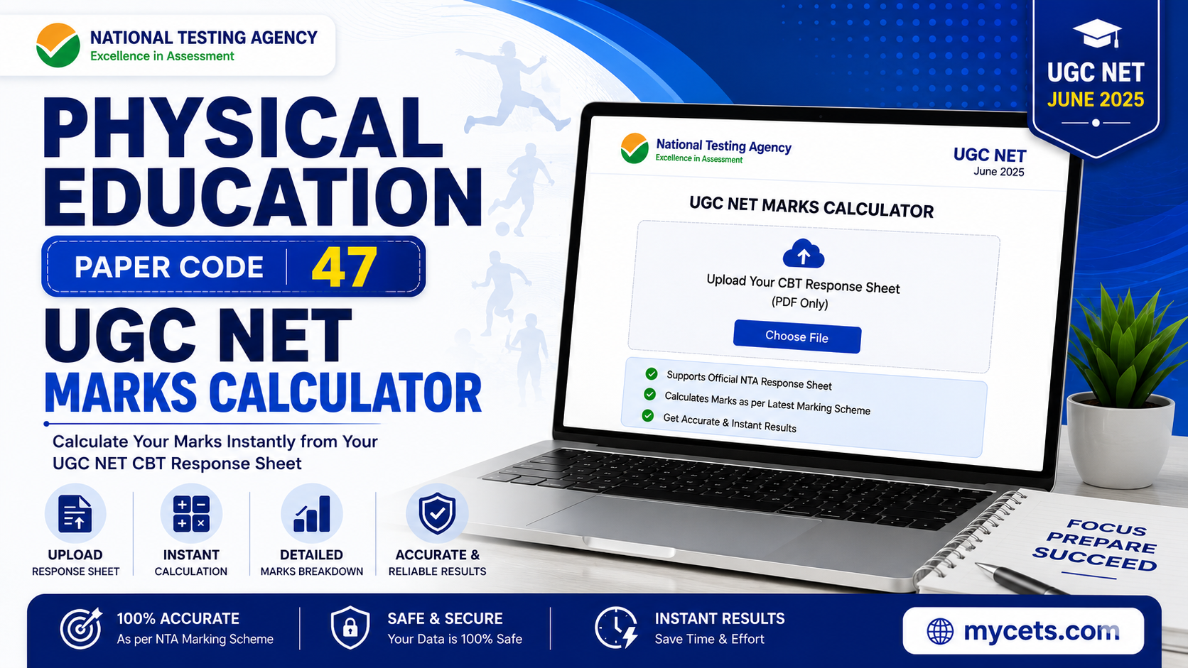 UGC NET Physical Education Marks Calculator