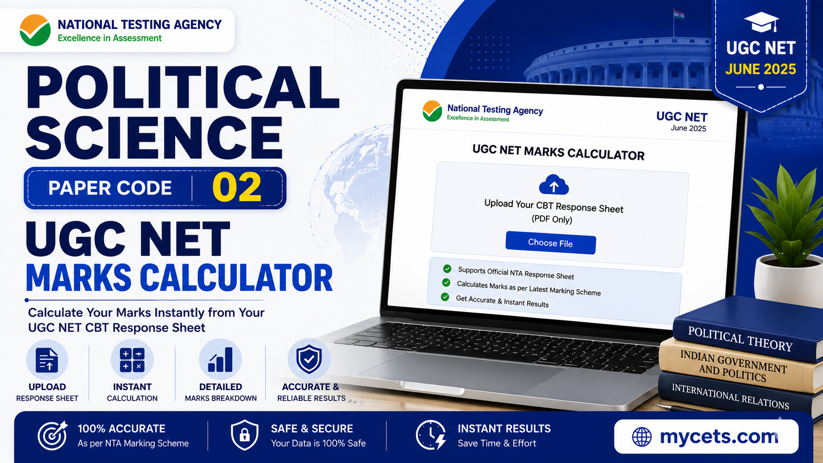 UGC NET Political Science Marks Calculator