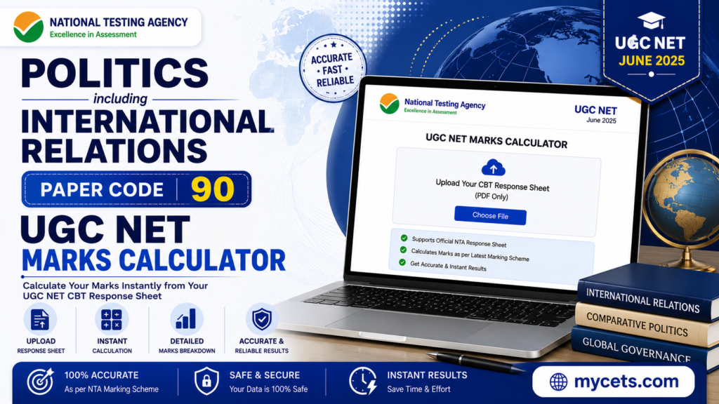 UGC NET Politics & International Studies Calculator