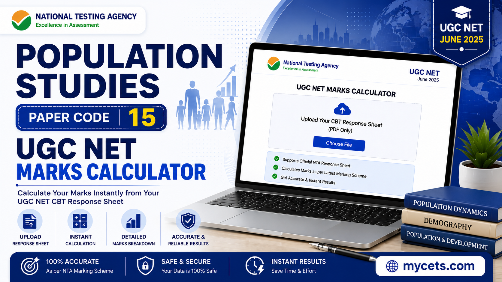 UGC NET Population Studies Marks Calculator