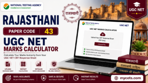 UGC NET Rajasthani Marks Calculator – Check Score