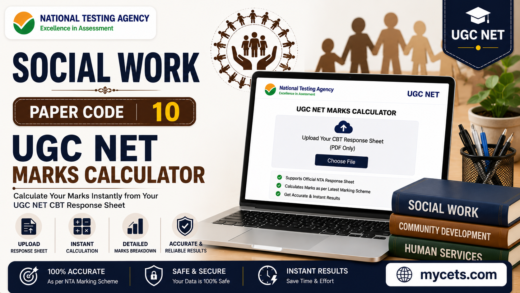 UGC NET Social Work Marks Calculator – Score Now
