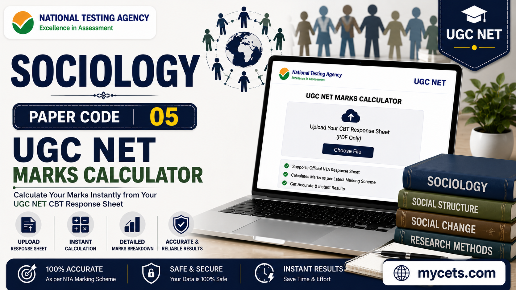 UGC NET Sociology Marks Calculator – Check Score Fast