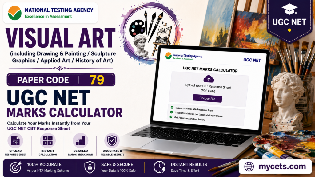 UGC NET Visual Art Marks Calculator – Score Now