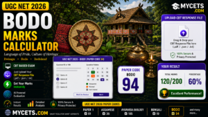 UGC NET 2026 Bodo Subject Marks Calculator – Subject code 94 thumnail